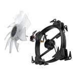 Montech HP140 ARGB PWM 140mm Black Case Fan - 3 Pack w/ Fan Hub