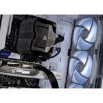 Gaming PC with NVIDIA GeForce RTX 4060 Ti and AMD Ryzen 5 9600X