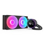 NZXT Kraken Elite 280 RGB Black AIO CPU Hydro-Cooler with LCD Screen - Intel/AMD