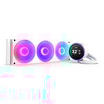 NZXT Kraken Elite 360 RGB White AIO Intel/AMD CPU Hydro-Cooler