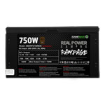 GameMax GMXRPG750MOD 750W Black Wired 80 Plus Bronze ATX Power Supply