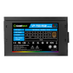GameMax VP-700-RGB 700W Black Semi-Modular 80 Plus Bronze Power Supply