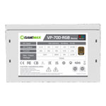 GameMax VP-700-RGB 700W White Semi-Modular 80 Plus Bronze Power Supply