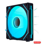Lian Li UNI FAN SL Infinity Mirror 140mm Reverse Flow PWM ARGB Fan Black