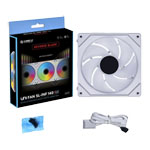 Lian Li UNI FAN SL Infinity Mirror 140mm Reverse Flow PWM ARGB Fan White