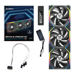 Lian Li UNI FAN SL Wireless Blade 120mm ARGB PWM Fan Black 3PK With Hub