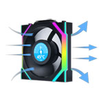 Lian Li UNI FAN SL Wireless LCD 120mm ARGB PWM Fan Black