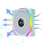 Lian Li UNI FAN SL Wireless Reverse Blade LCD 120mm ARGB PWM Fan White