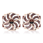 Open Box Noctua NF-A14x25r G2 PWM Sx2 PP 140mm Next Generation Push Pull Fan Set