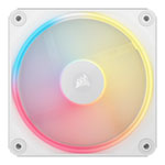 CORSAIR iCUE LINK LX120-R RGB 120mm PWM Reverse Single 120mm Fan Expansion Kit - White