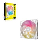 CORSAIR iCUE LINK RX140 MAX RGB White Single 140mm PWM Thick Fan Expansion Kit