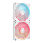 CORSAIR iCUE LINK LX140-R RGB 140mm PWM Reverse Fans Starter Kit - White