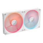 CORSAIR iCUE LINK LX140-R RGB 140mm PWM Reverse Fans Starter Kit - White