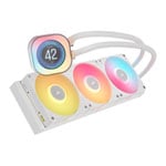 CORSAIR iCUE LINK TITAN 360 RX LCD 360mm Intel/AMD White CPU Liquid Cooler