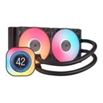 CORSAIR iCUE LINK TITAN 240 RX LCD 240mm Intel/AMD Black CPU Liquid Cooler