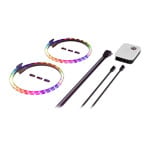 HYTE LS30 qRGB 1000mm Light Strips 2PK Black & Nexus NP50 Control Hub Bundle