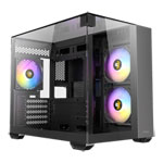 Antec CX600M Trio ARGB micro-ATX Mini Tower Tempered Glass Black PC Gaming Case