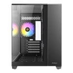 Antec CX600M Trio ARGB micro-ATX Mini Tower Tempered Glass Black PC Gaming Case