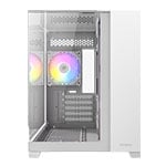 Antec CX600M Trio ARGB Mini Tower microATX Tempered Glass White PC Gaming Case