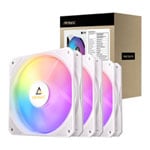 Antec P12 ARGB 120mm PWM Case Fan White 3PK