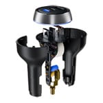 Xclio Premium 130W Ultra Fast PD Dual USB-C + USB-A Metal Car Charger for Laptops/Phones/Tablets