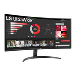 Open Box LG 34" Ultrawide 34WR50QK-B QHD Curved HDR Business/Gaming Monitor
