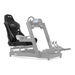 Next Level Racing ERS3 Elite Leather and Suede Edition Reclining Seat Black