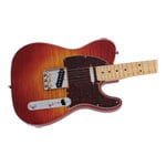 Fender MIJ Hybrid II Tele Flame Sunset Orange Transparent