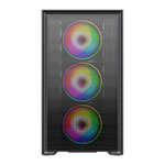 Vida Notus Black Tempered Glass Micro-ATX PC Gaming Case