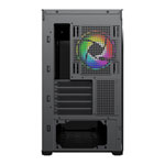 Vida Notus Black Tempered Glass Micro-ATX PC Gaming Case