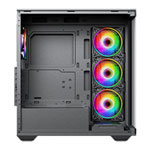 Vida Solus Black Tempered Glass ATX PC Gaming Case