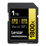 Lexar Professional 1800x SDXC Gold Series 1TB