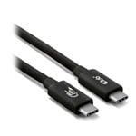 Club3D 1.2m Black 80Gbps Certified USB Type-C to USB Type-C Cable