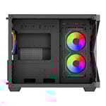 Vida Arcade Black Tempered Glass Micro-ATX PC Gaming Case