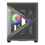 Vida Arcade Black Tempered Glass Micro-ATX PC Gaming Case