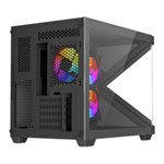 Vida Arcade Black Tempered Glass Micro-ATX PC Gaming Case