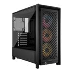 CORSAIR FRAME 4000D RS ARGB Black Tempered Glass Modular Mid Tower ATX PC Case