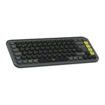 Logitech POP Icon Keys Wireless Mini Keyboard UK English - Graphite/Green