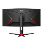 Open Box AOC CU34G2XP/BK 34" WQHD 180Hz Curved Freesync Premium Gaming Monitor