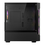 CiT Tsunami Black Tempered Glass MicroATX Case
