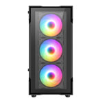 CiT Tsunami Black Tempered Glass MicroATX Case
