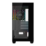 CiT Mercury Black Tempered Glass MicroATX Case
