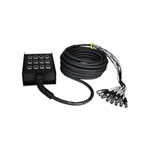 W Audio 30m XLR Multicore 8/4