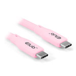Club3D 2m Pink USB Type-C to USB Type-C Cable