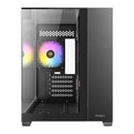 Open Box Antec CX600M Trio ARGB micro-ATX Mini Tower Tempered Glass Black PC Gaming Case