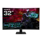 Open Box Gigabyte 31.5" GS32QC QHD 165Hz FreeSync Premium VA Curved Gaming Monitor