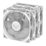 ASUS TUF Gaming TR120 ARGB Reverse Triple Pack White Static Pressure Case Fans
