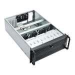 Codegen 4U Rackmount 635mm Deep 2 x 80mm HDB and 6 x 120mm PWM HDB Black Fans Included