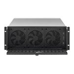 Codegen 4U Rackmount 635mm Deep 2 x 80mm HDB and 6 x 120mm PWM HDB Black Fans Included