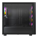 Montech XR WOOD Black Mid Tower PC Case with 4x ARGB Fans